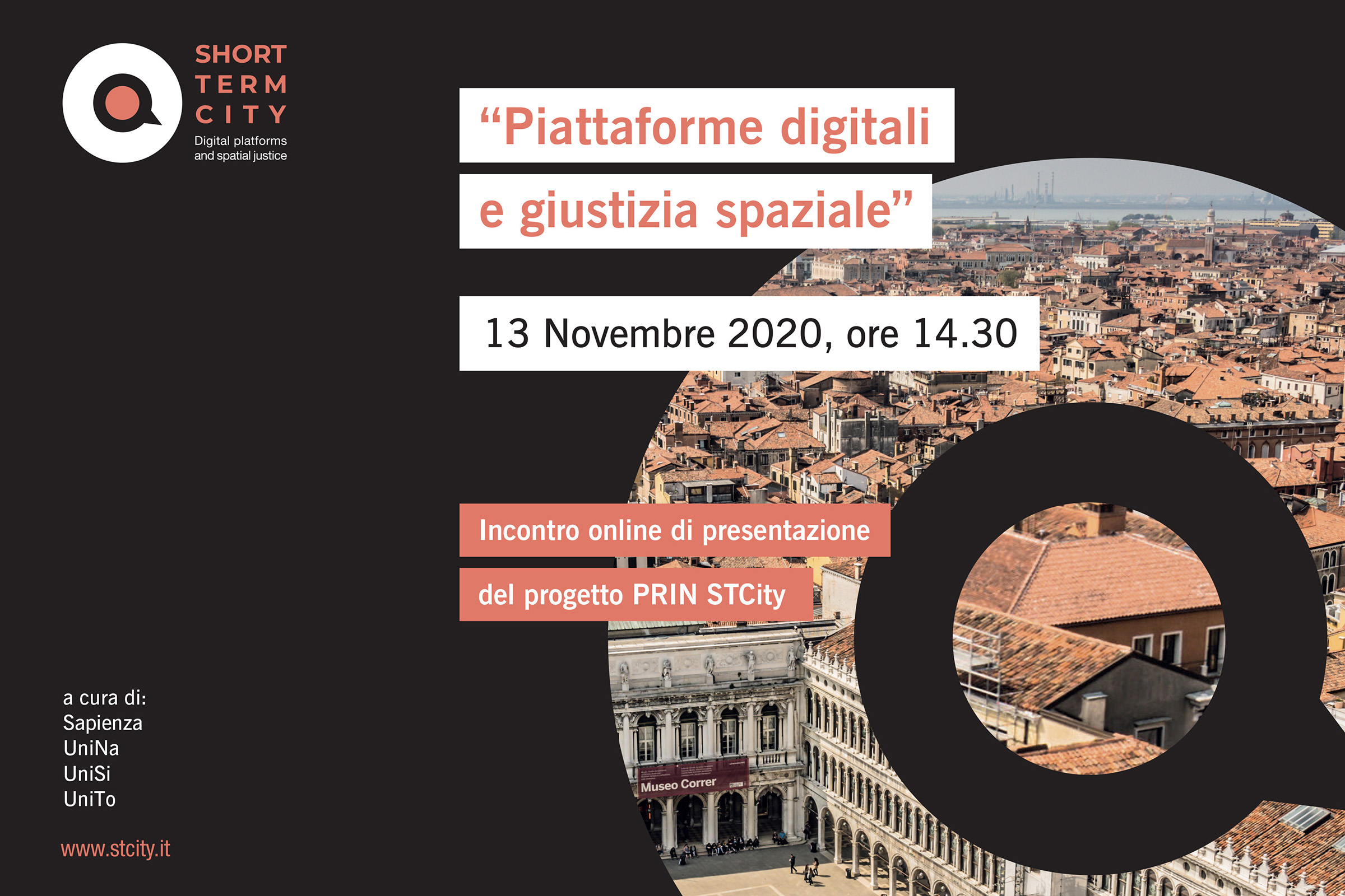 PRIN STCity | Project Meeting, 13 novembre 2020