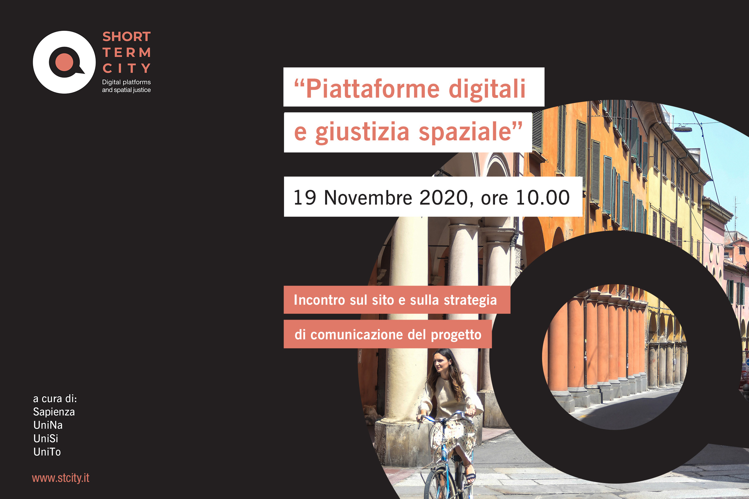 PRIN STCity | Project Meeting, 19 novembre 2020