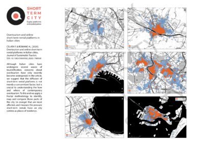 Overtourism and online short-term rental platforms in Italian cities